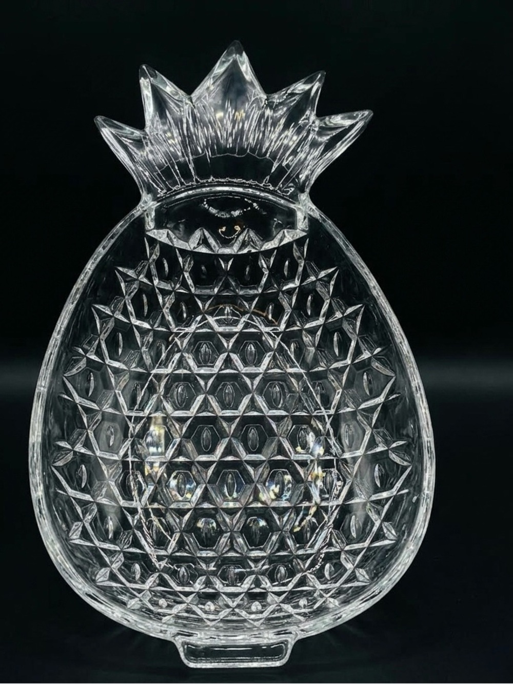 Crystal Pineapple Serving Dish